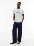 Grey Logo Graphic Slim T-Shirt  Men