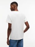 White Logo Graphic Slim T-Shirt  Men