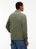 Green Regular Fit Long Sleeve Polo Shirt  Men