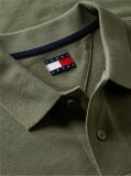 Green Regular Fit Long Sleeve Polo Shirt  Men