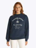 Blue NYC Logo Crew Neck Sweatshirt  Women