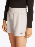 White Relaxed Sweat Shorts  Women