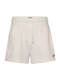 White Relaxed Sweat Shorts  Women