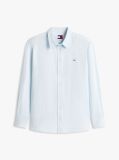 Blue Relaxed Fit Linen Blend Shirt  Women