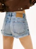 Denim Distressed Denim Regular Shorts  Women