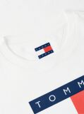 White Tonal Tommy Flag T-Shirt  Women