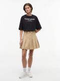 Black Washed Oversized Jersey T-Shirt  Women