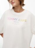 White Washed Oversized Jersey T-Shirt  Women