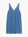 Denim V-Neck Denim Dress  Women