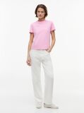 Pink Repeat Logo Washed Jersey T-Shirt  Women