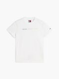 White Repeat Logo Washed Jersey T-Shirt  Women