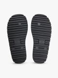 Black Jelly Cleat Wedge Flip-Flops  Women