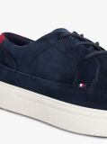 Blue Lightweight Suede Cupsole Hybrid Shoes  Men
