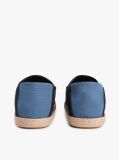 Black Flag Embroidery Canvas Espadrilles  Men