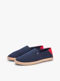 Blue Flag Embroidery Canvas Espadrilles  Men