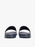 Blue Flag Strap Pool Slides  Men