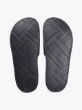 Black Logo Textured Pool Slides  Men
