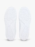 White Fine Cleat Basketball Trainers With Leather  Men