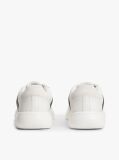 White Leather Cupsole Trainers  Men