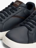 Blue Leather Cupsole Trainers  Men