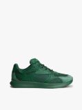 Green Lightweight Mixed Texture Trainers  Men