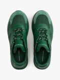 Green Lightweight Mixed Texture Trainers  Men