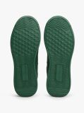 Green Lightweight Mixed Texture Trainers  Men