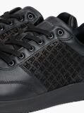 Black TH Monogram Leather Runner Trainers  Men