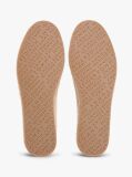 Beige Flag Embroidery Canvas Espadrilles  Women