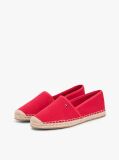 Red Flag Embroidery Canvas Espadrilles  Women