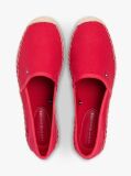 Red Flag Embroidery Canvas Espadrilles  Women