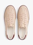 Pink Leather TH Monogram Lace-Up Trainers  Women