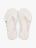 White Chic Enamel Flag Flip-Flops  Women