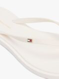 White Chic Enamel Flag Flip-Flops  Women