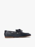 Blue Leather TH Monogram Boat Shoes  Women
