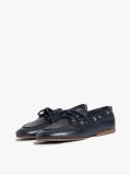 Blue Leather TH Monogram Boat Shoes  Women