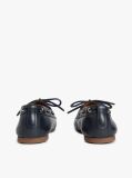 Blue Leather TH Monogram Boat Shoes  Women