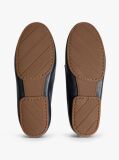 Blue Leather TH Monogram Boat Shoes  Women