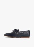 Blue Leather TH Monogram Boat Shoes  Women