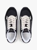 Black Suede Chunky Lace-Up Trainers  Women