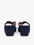 Multi Braided Strap Wedge Flip-Flops  Women