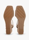 Brown Suede TH Monogram Wedge Sandals  Women