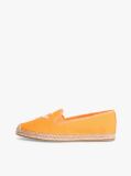 Orange Logo Embroidery Canvas Espadrilles  Women