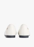 Beige TH Monogram Leather Ballerinas  Women