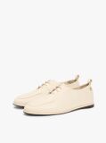 Beige TH Monogram Leather Oxford Shoes  Women