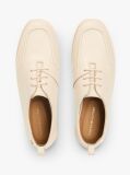 Beige TH Monogram Leather Oxford Shoes  Women