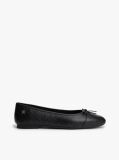 Black TH Monogram Embossed Ballerinas  Women
