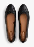 Black TH Monogram Embossed Ballerinas  Women