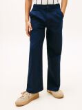 Blue Essential Flag Embroidery Relaxed Twill Trousers  Boys