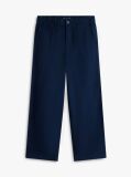Blue Essential Flag Embroidery Relaxed Twill Trousers  Boys